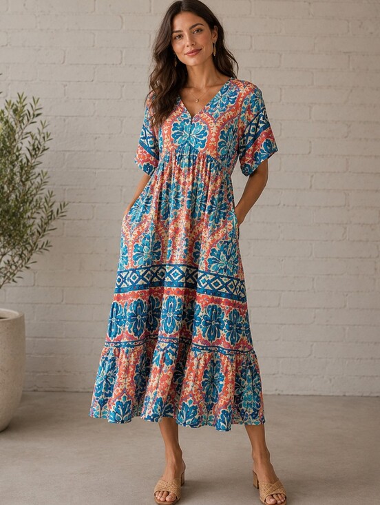 Anthropologie Dresses & Skirts - ANTHROPOLIGIE Fig And Flower Woman's Maxi Dress Size Large